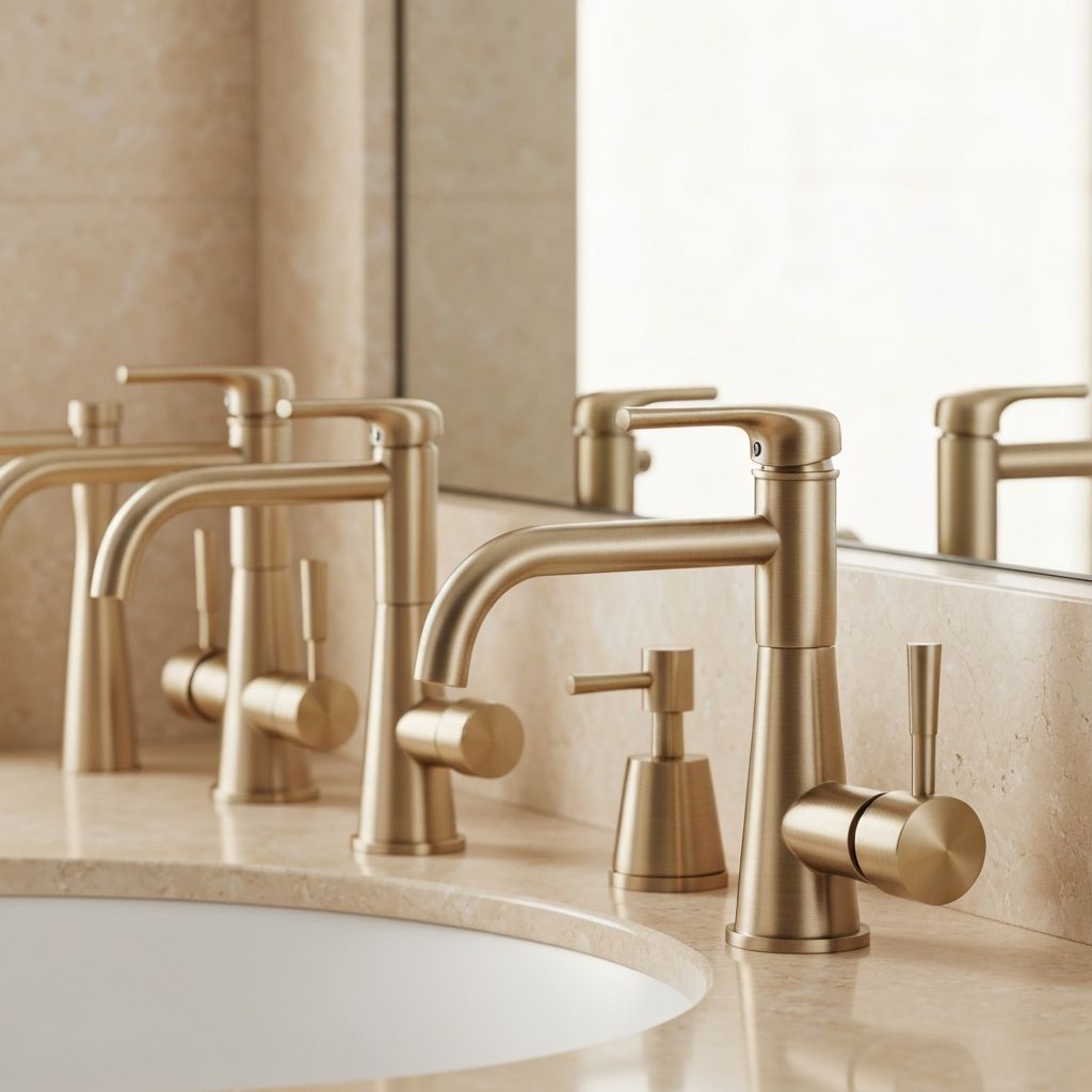New Brushed Gold Finish Now Available Across All Collections